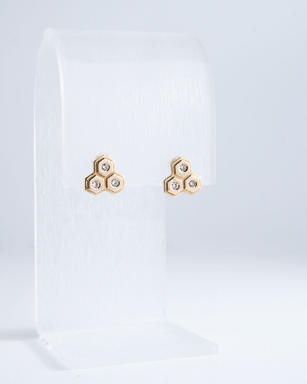 Colmena Diamond Studs