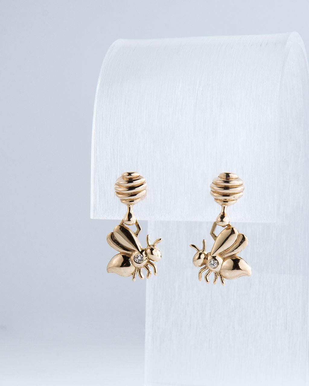 Bee Drop Earrings