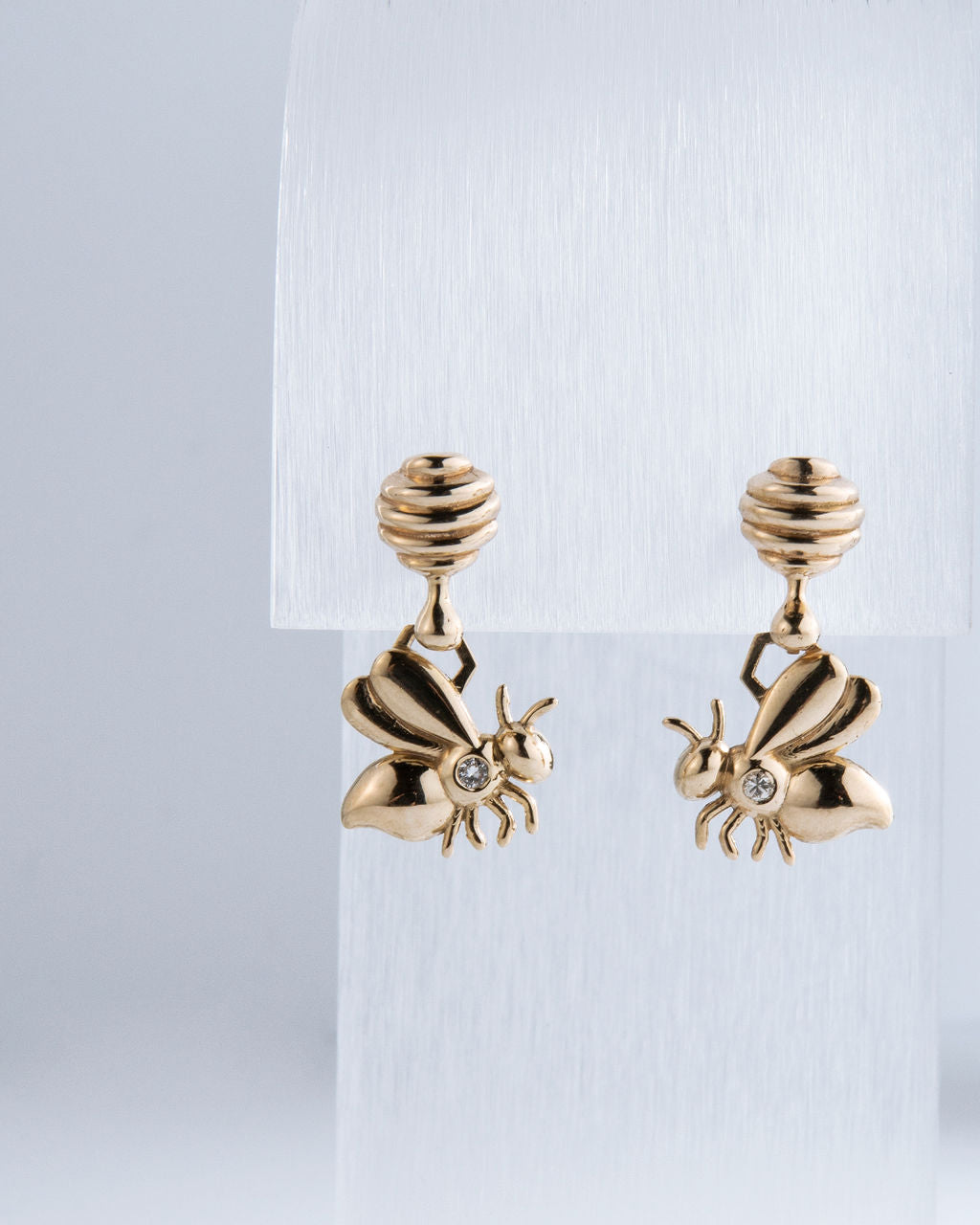 Bee Drop Earrings